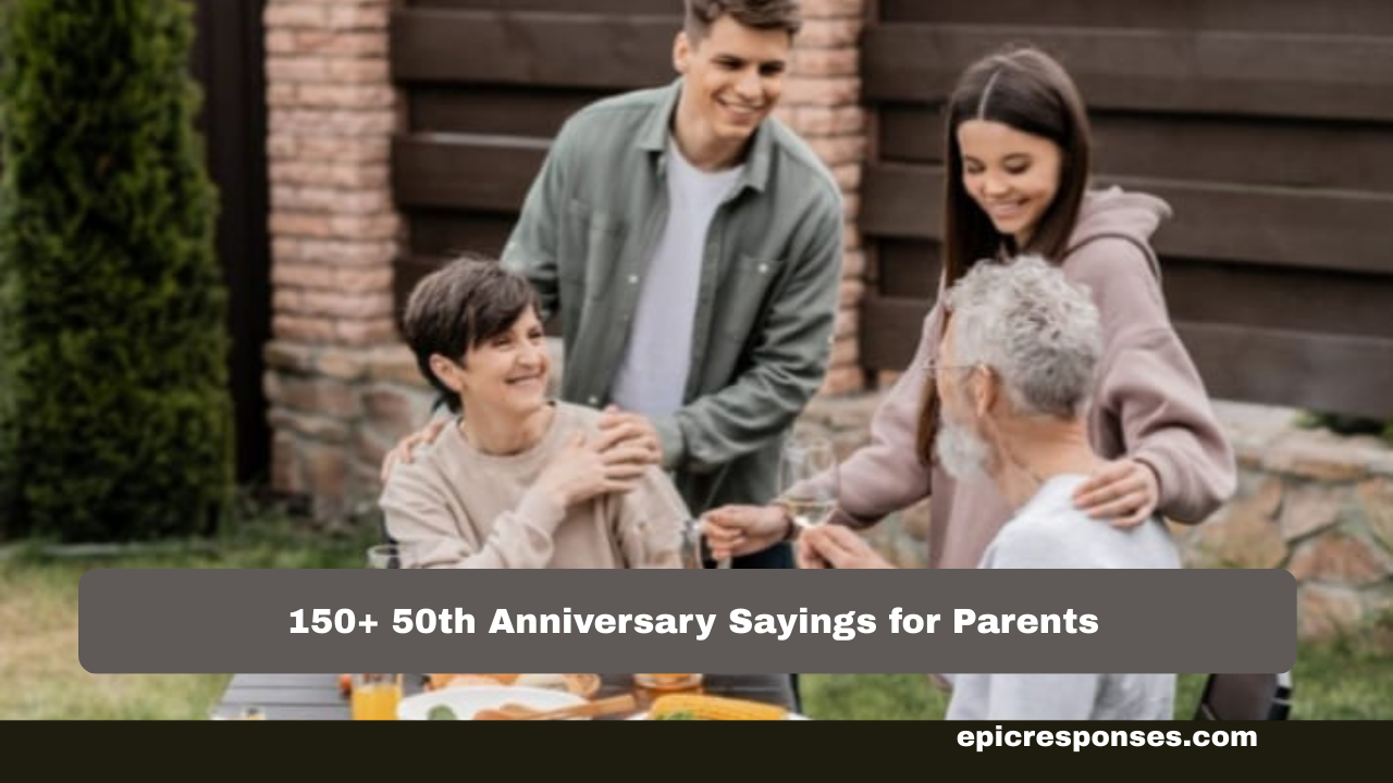 50th Anniversary Sayings for Parents