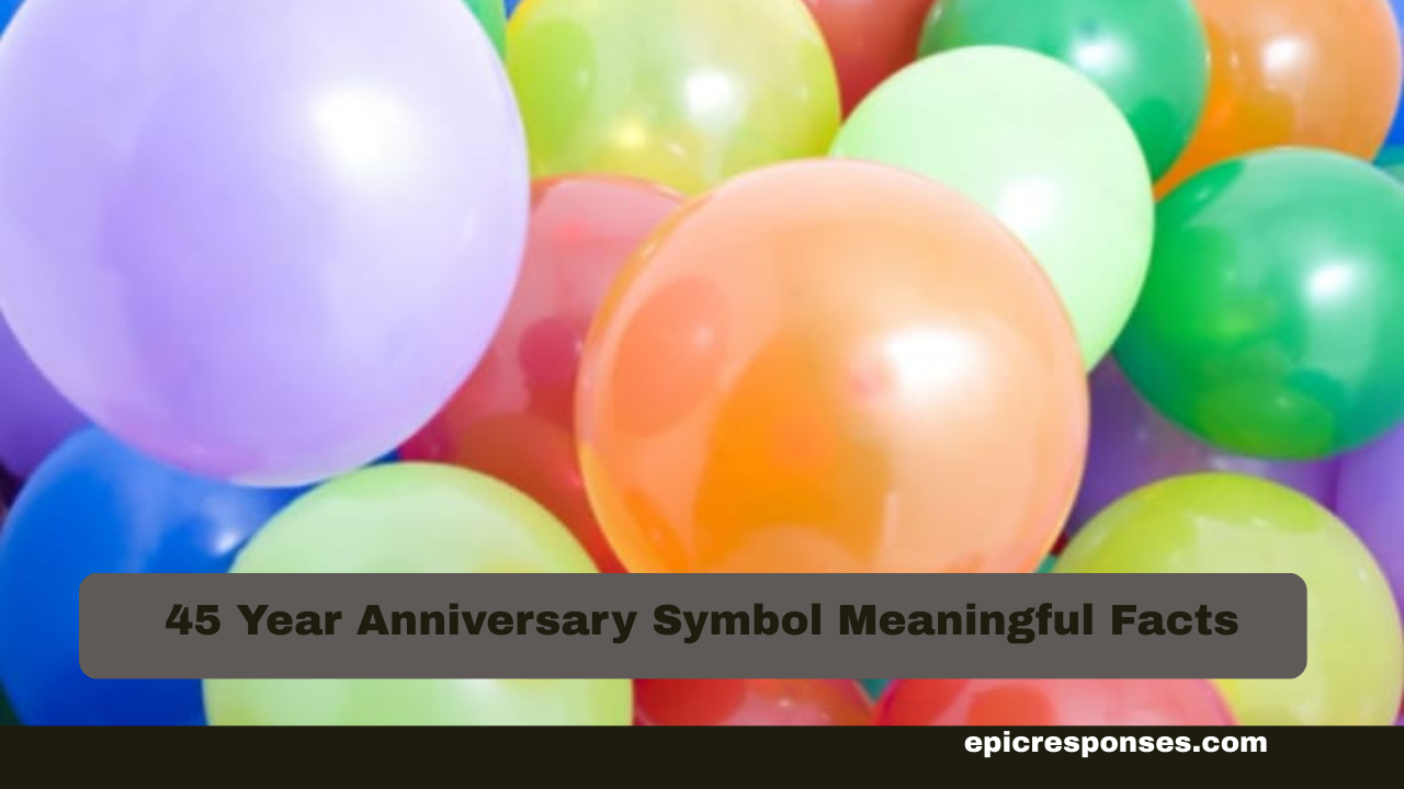 45 Year Anniversary Symbol