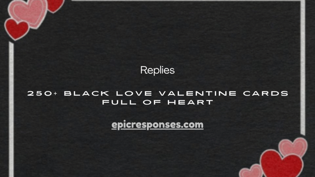 Black Love Valentine Cards