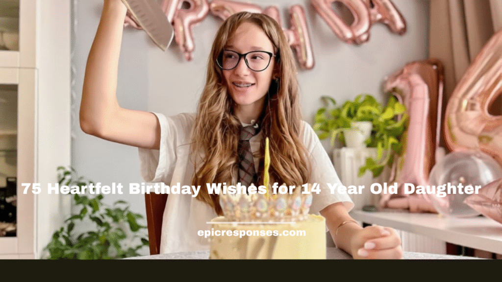 Birthday Wishes for 14 Year Old Daughter