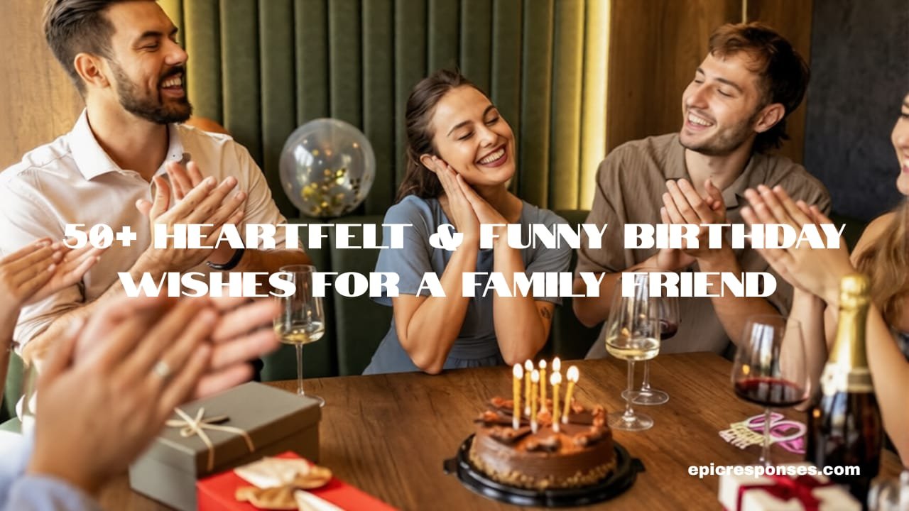 Birthday Wishes for a Family Friend