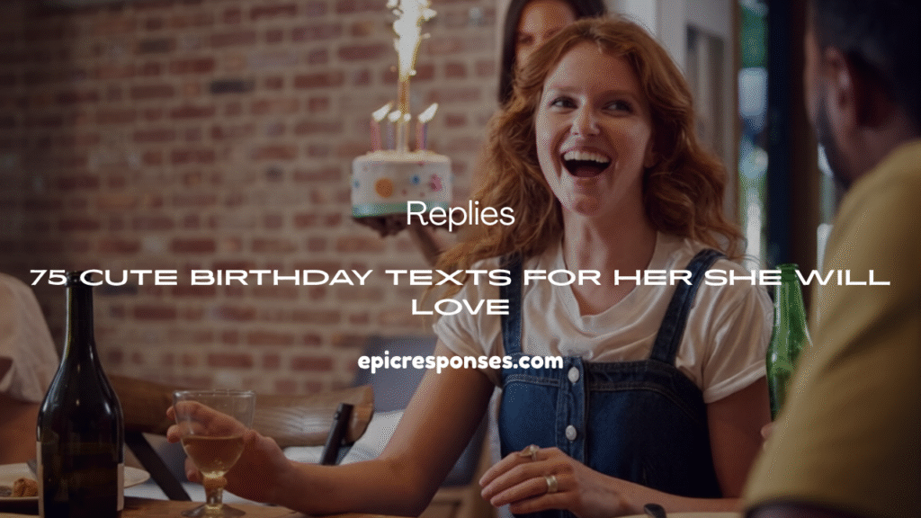 Birthday Texts for Her