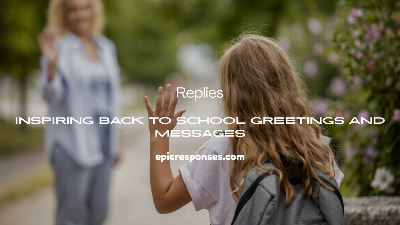 Back to School Greetings