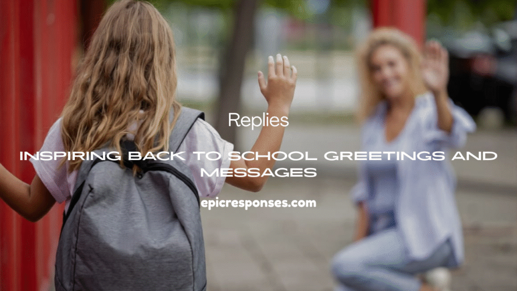 Back to School Greetings