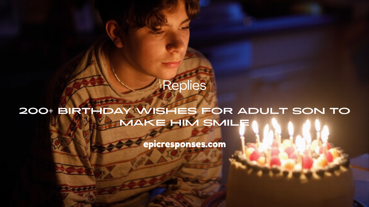 Birthday Wishes for Adult Son