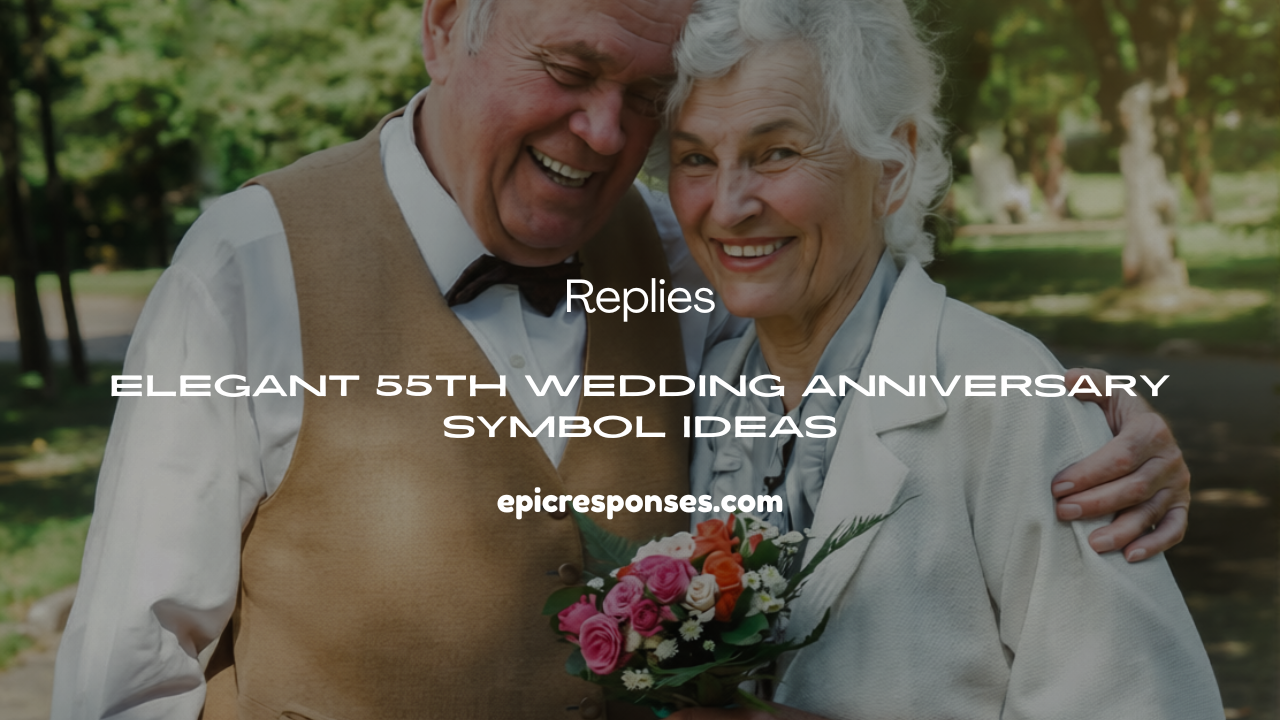 55th Wedding Anniversary Symbol