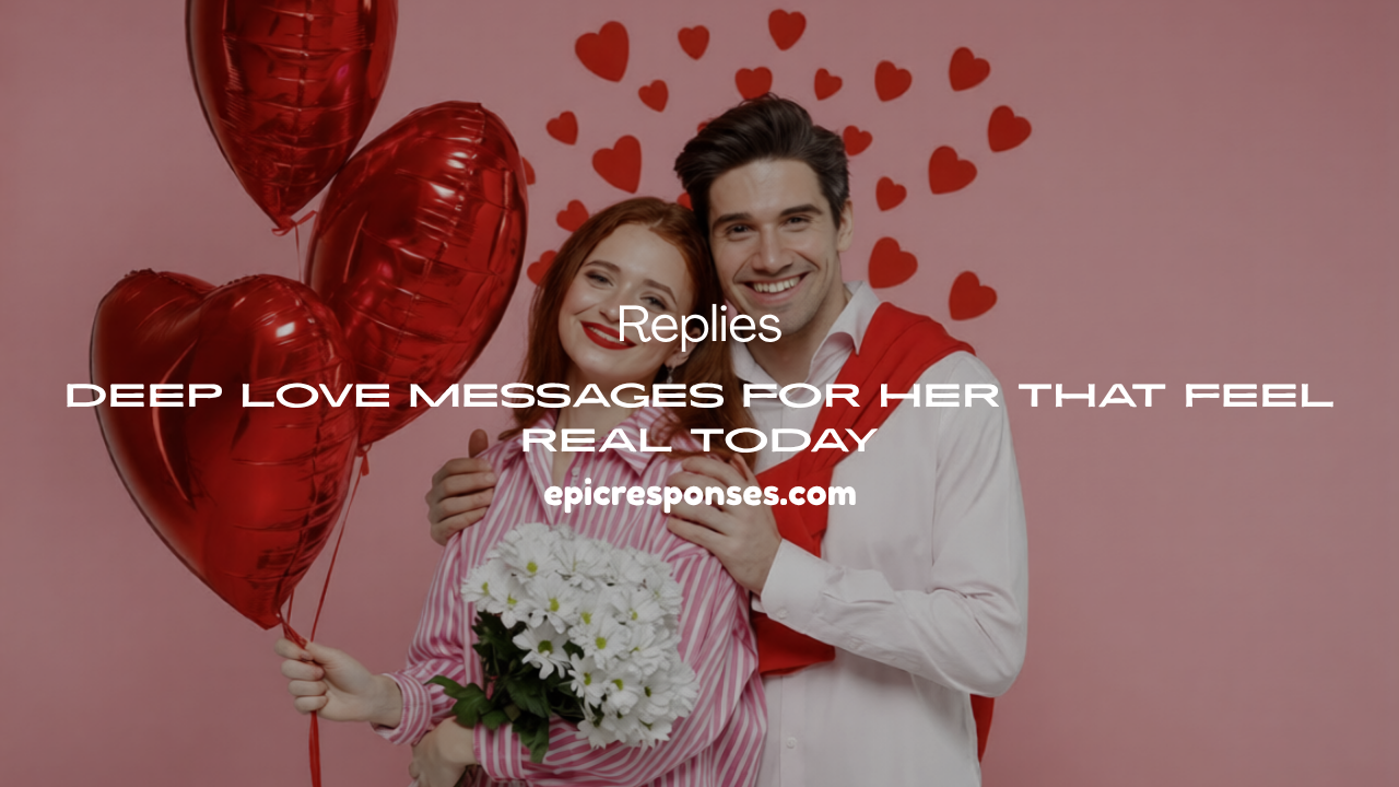 Deep love messages