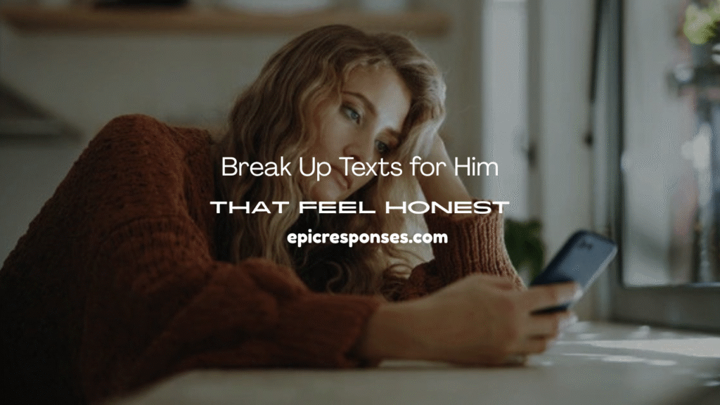 Break Up Texts for Him 