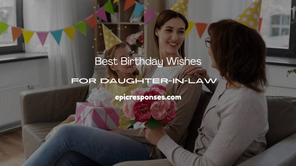 Birthday Wishes for Daughter-in-Law