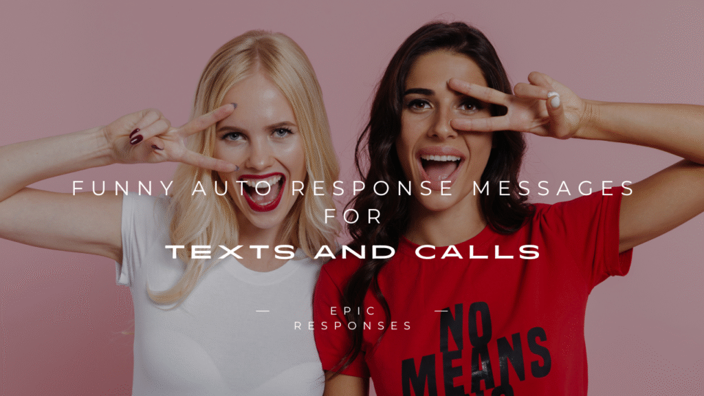 Auto Response Messages